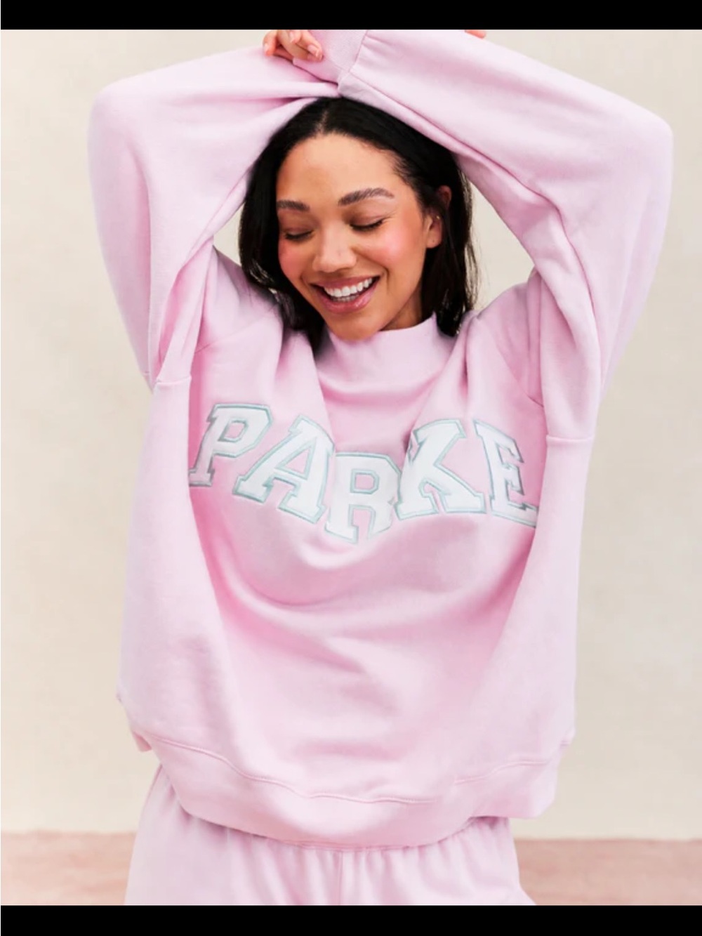 PARKE Varsity Mockneck in Sprinkle Size XXL - Picture 2 of 5